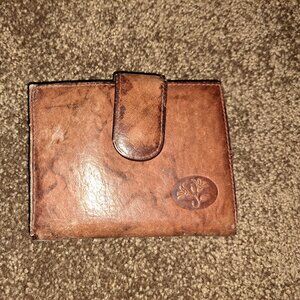 Buxton Cowhide Leather Exterior Double Cardex Wallet